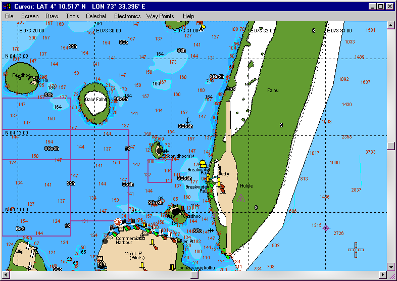 No substitute for eye-balling. If that is not possible, then sufficient leeway needs to be given for chart discrepancies © SW